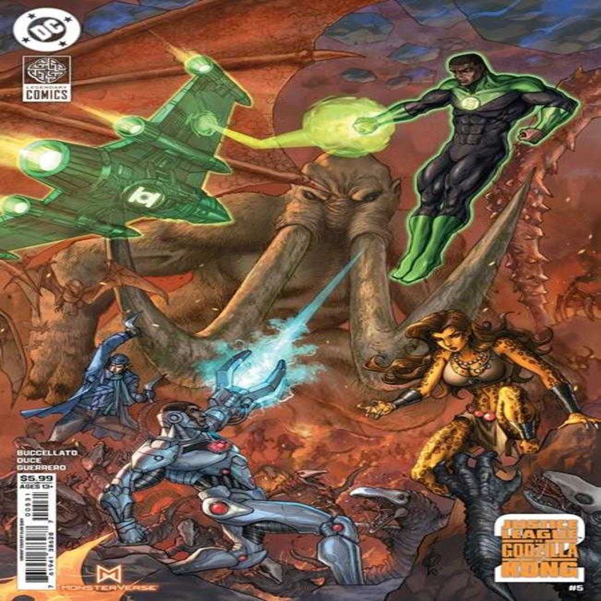 Justice League vs Godzilla vs Kong 2 #5 (Of 7) Cover B Alan Quah Card Stock Variant