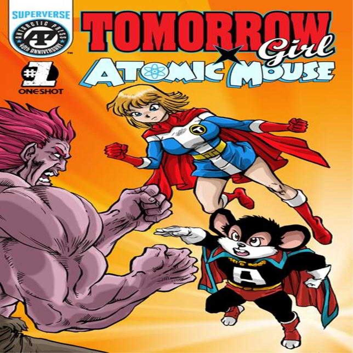 Tomorrow Girl X Atomic Mouse #1 Cover B Ben Dunn Lunar Exclusive Variant (One Shot)