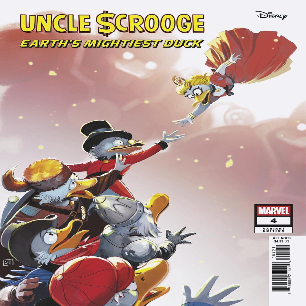 Uncle Scrooge: Earth’s Mightiest Duck #4 Stephanie Hans Variant