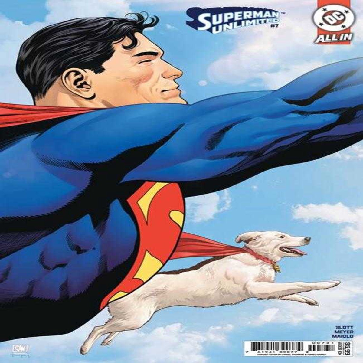 Superman Unlimited #7 Cover C Daniel Sampere Card Stock Variant