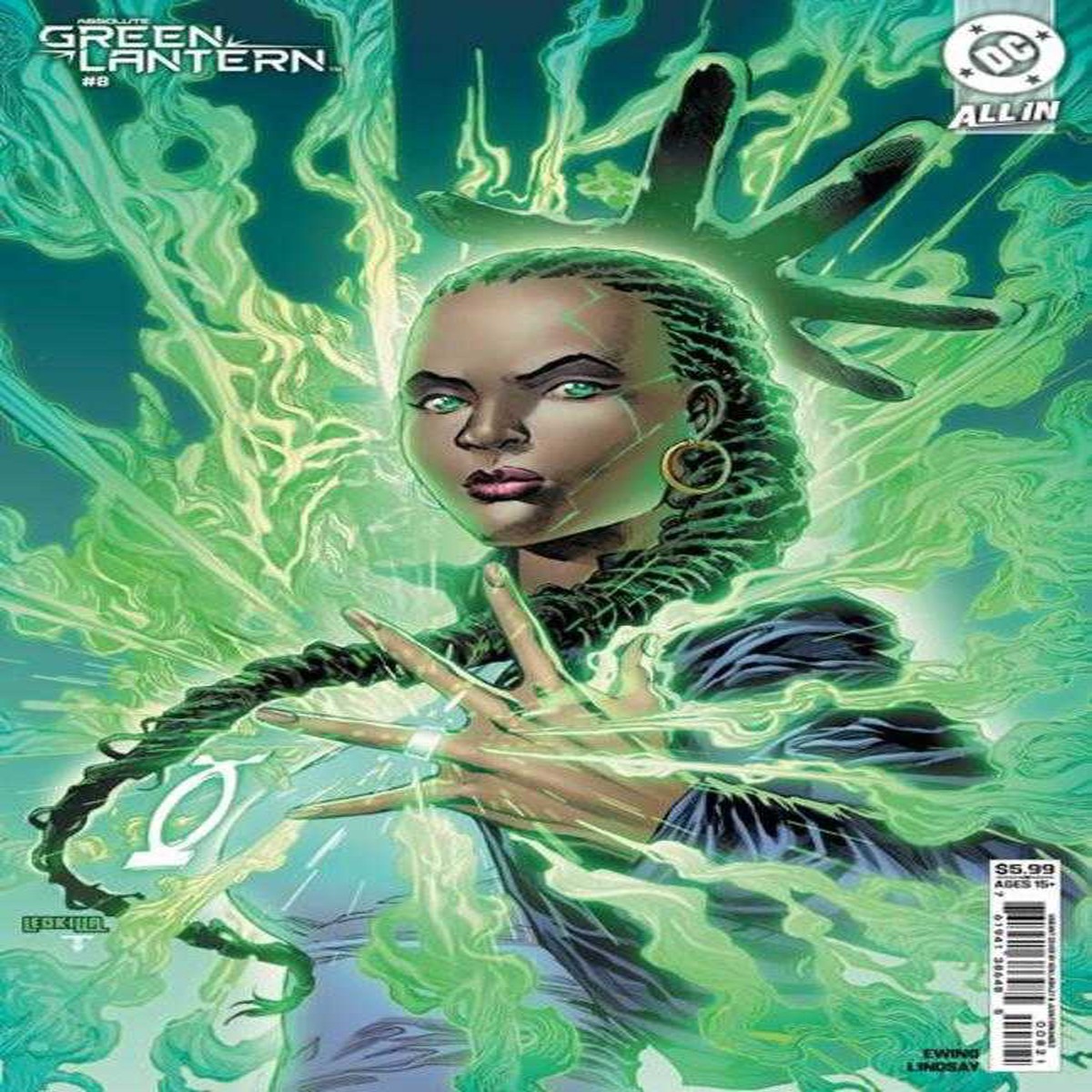 Absolute Green Lantern #8 Cover B Ken Lashley Card Stock Variant