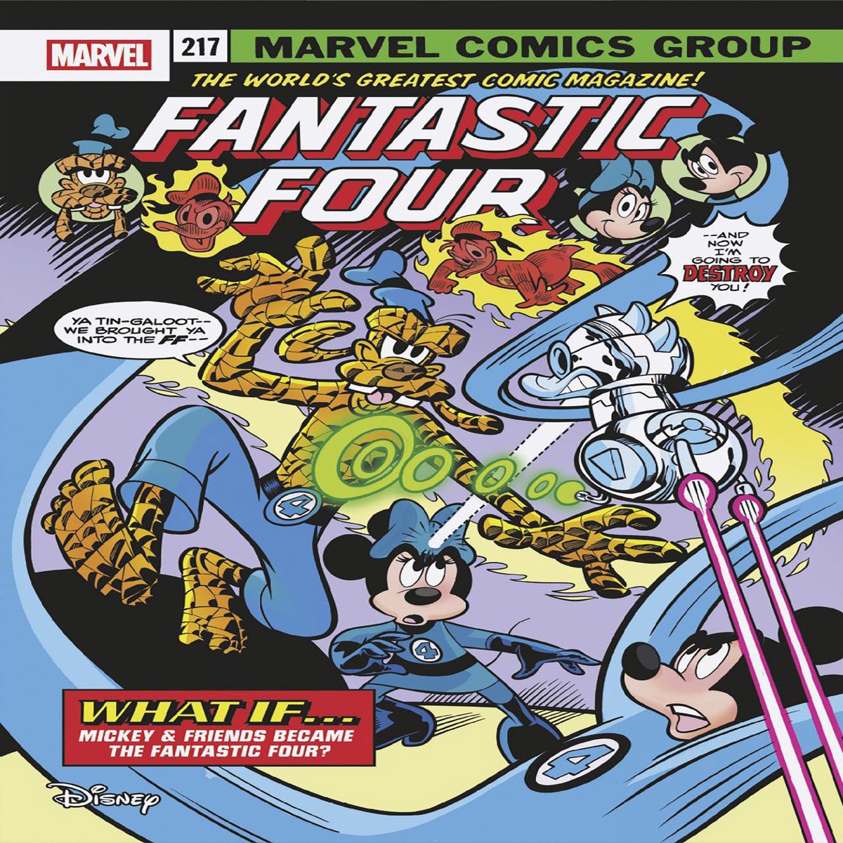 Fantastic Four #5 Marco Palazzi Disney What If? Fantastic Four Homage Variant