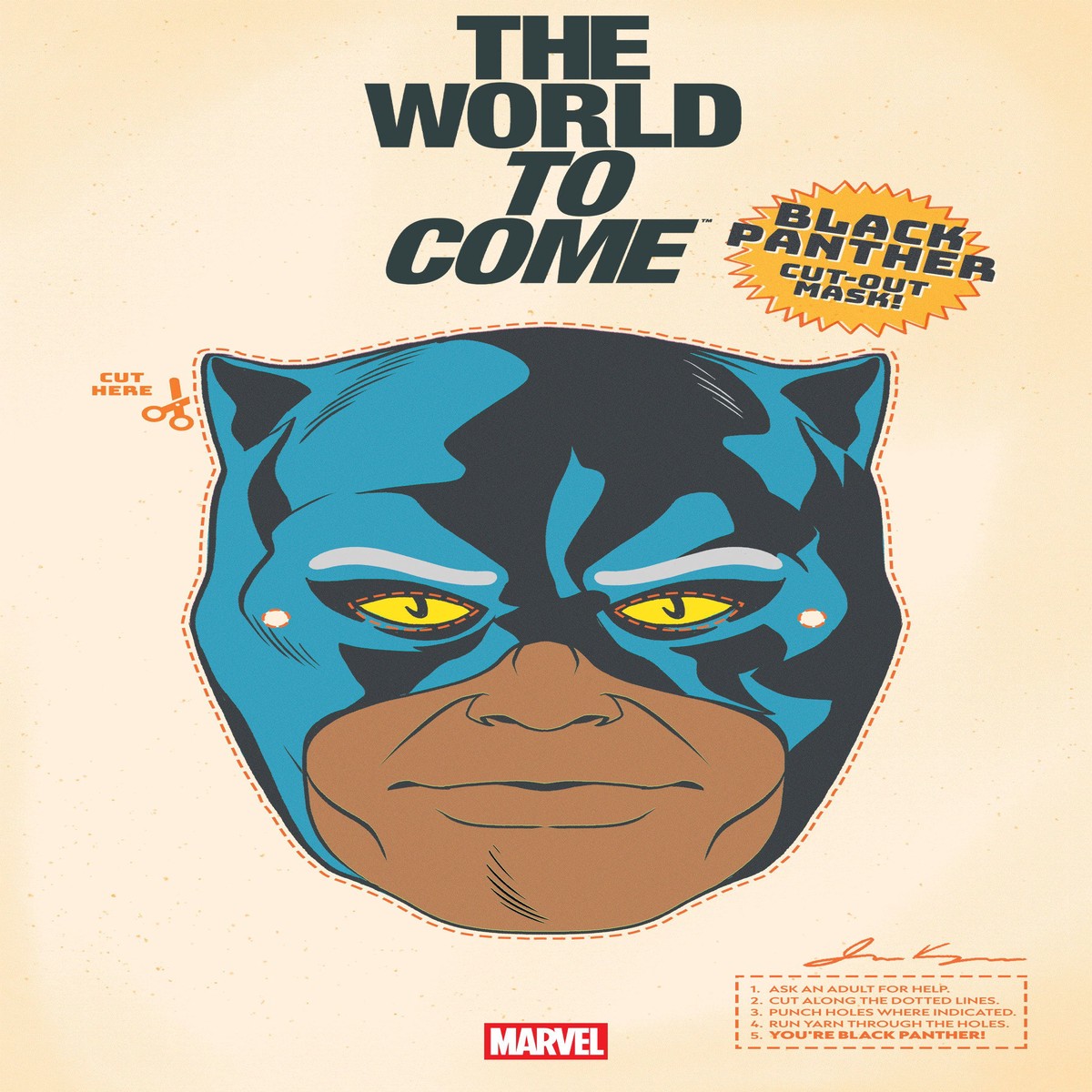Marvel Knights: The World To Come #4 Retro Halloween Mask Variant