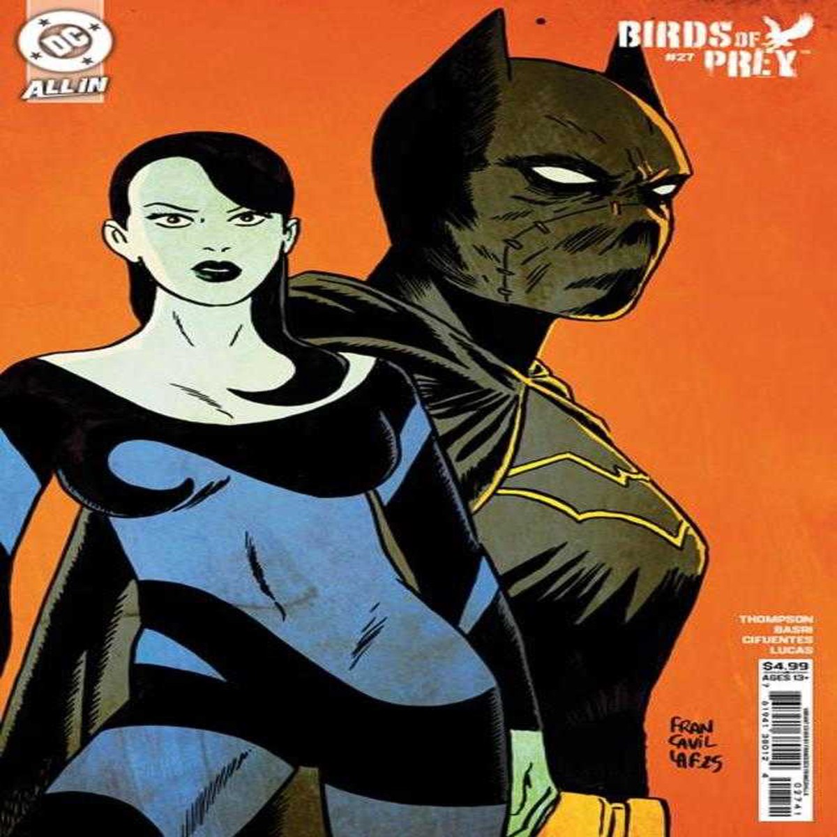 Birds Of Prey #27 Cover D Francesco Francavilla Card Stock Variant
