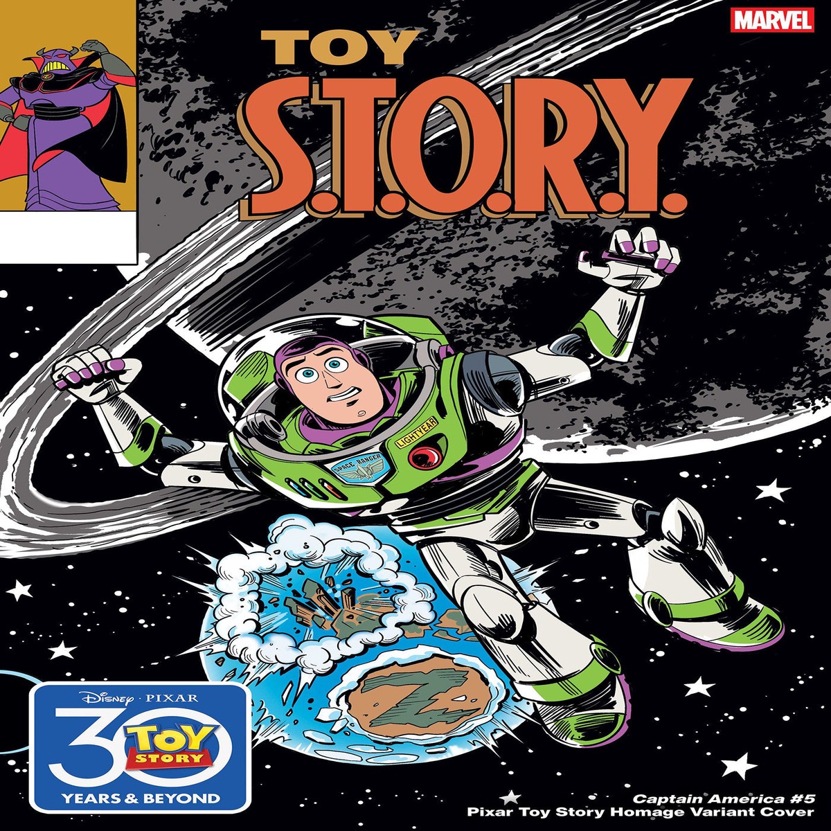 Captain America #5 Marco Forcelloni Pixar Toy Story Homage Variant