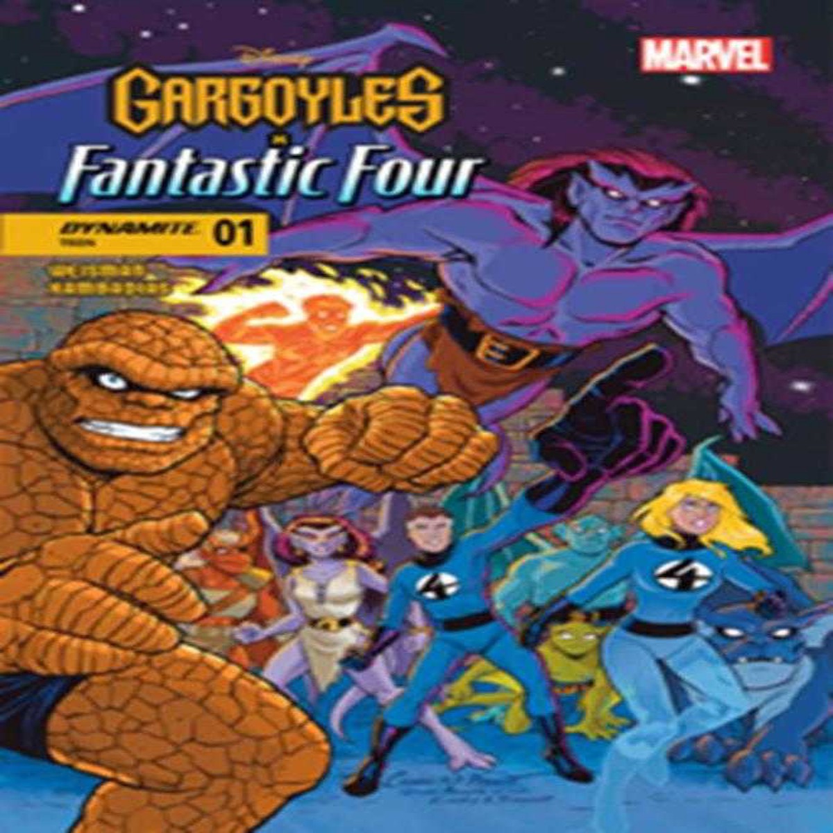 Gargoyles X Fantastic Four #1 Cover C Amanda Conner Variant