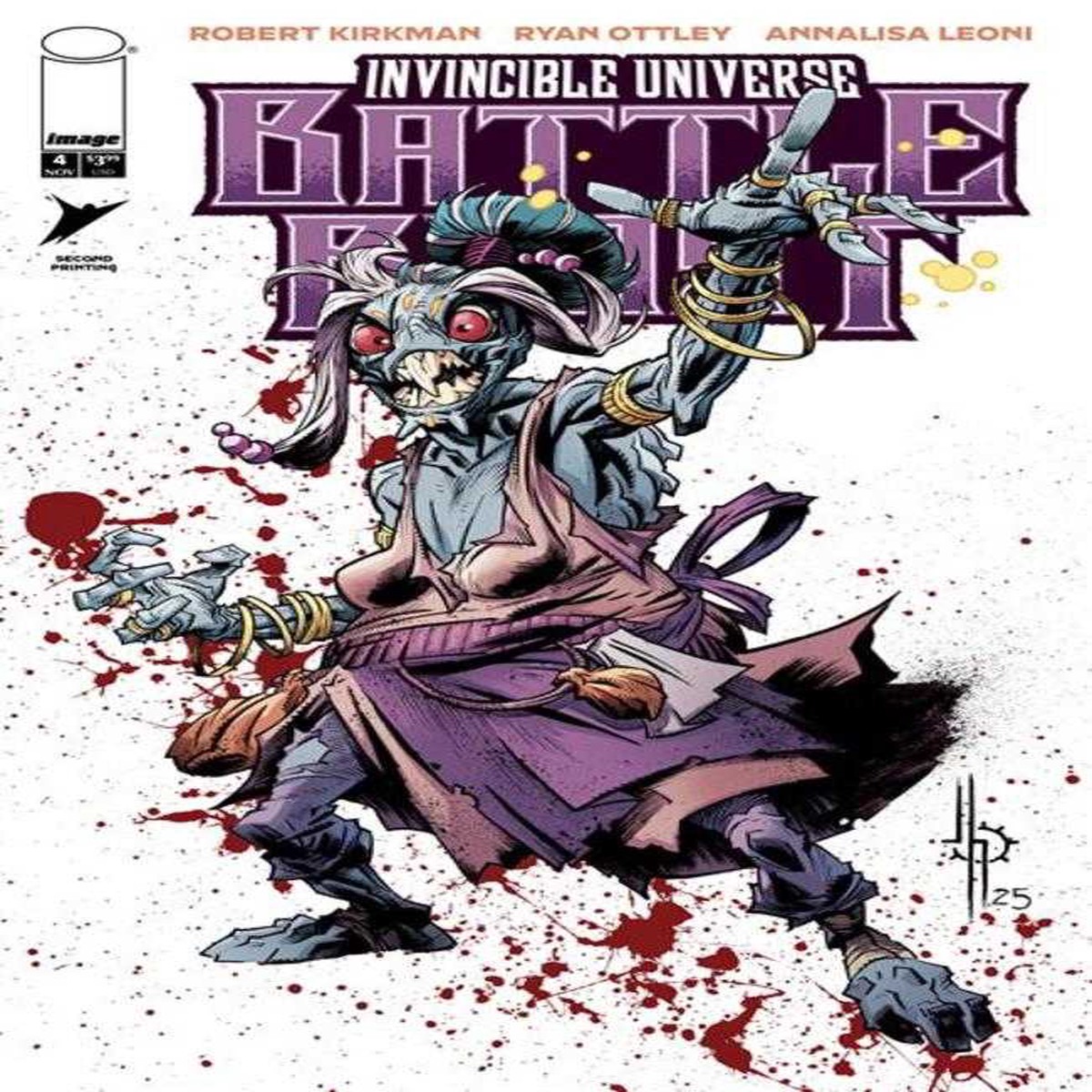 Invincible Universe Battle Beast #4 2 Nd Printing Cover A Jason Howard