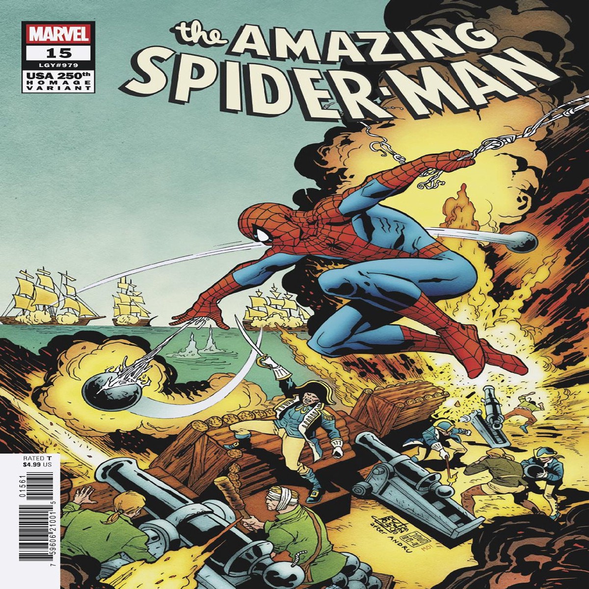 Amazing Spider-Man #15 Giuseppe Camuncoli 250 Th Homage Variant