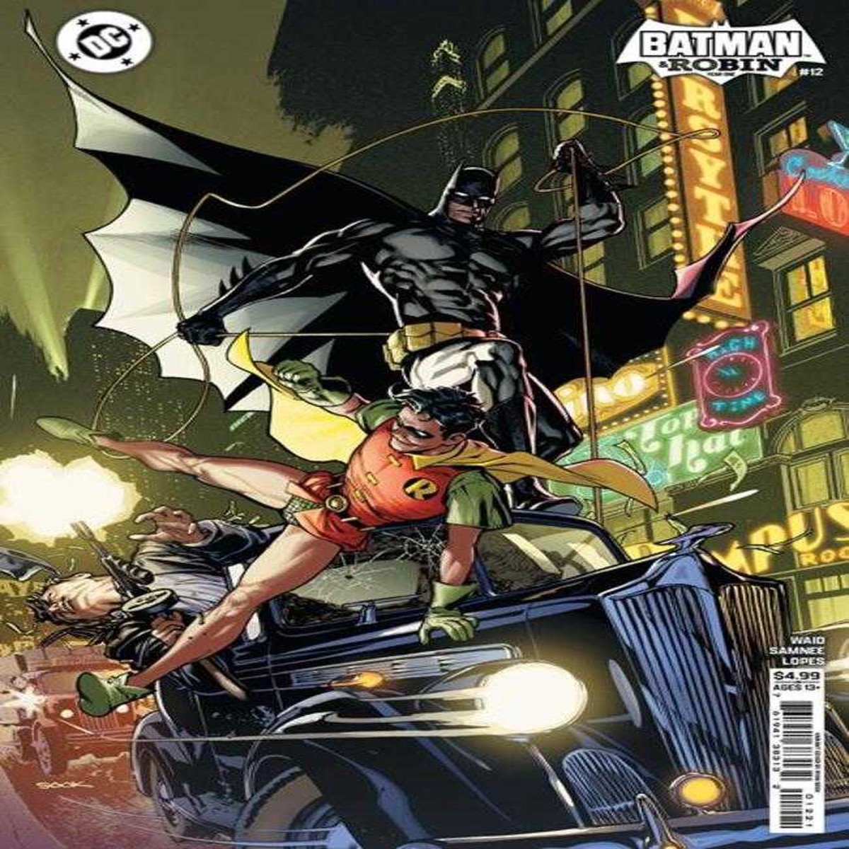 Batman & Robin Year One #12 (Of 12) Cover C Ryan Sook Card Stock Variant
