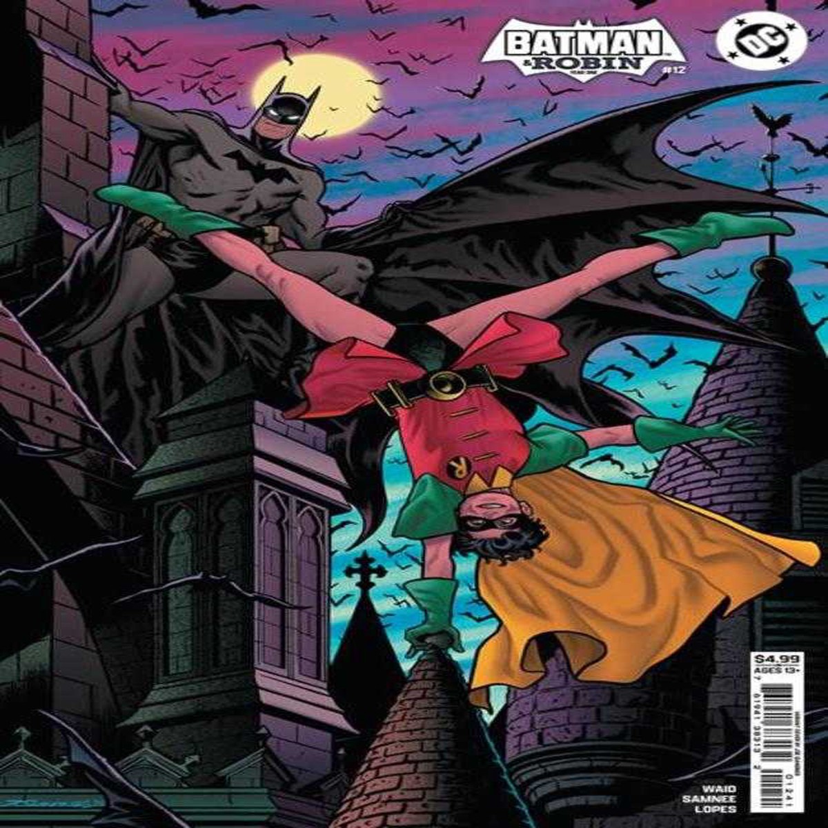 Batman & Robin Year One #12 (Of 12) Cover D Joe Quinones Card Stock Variant