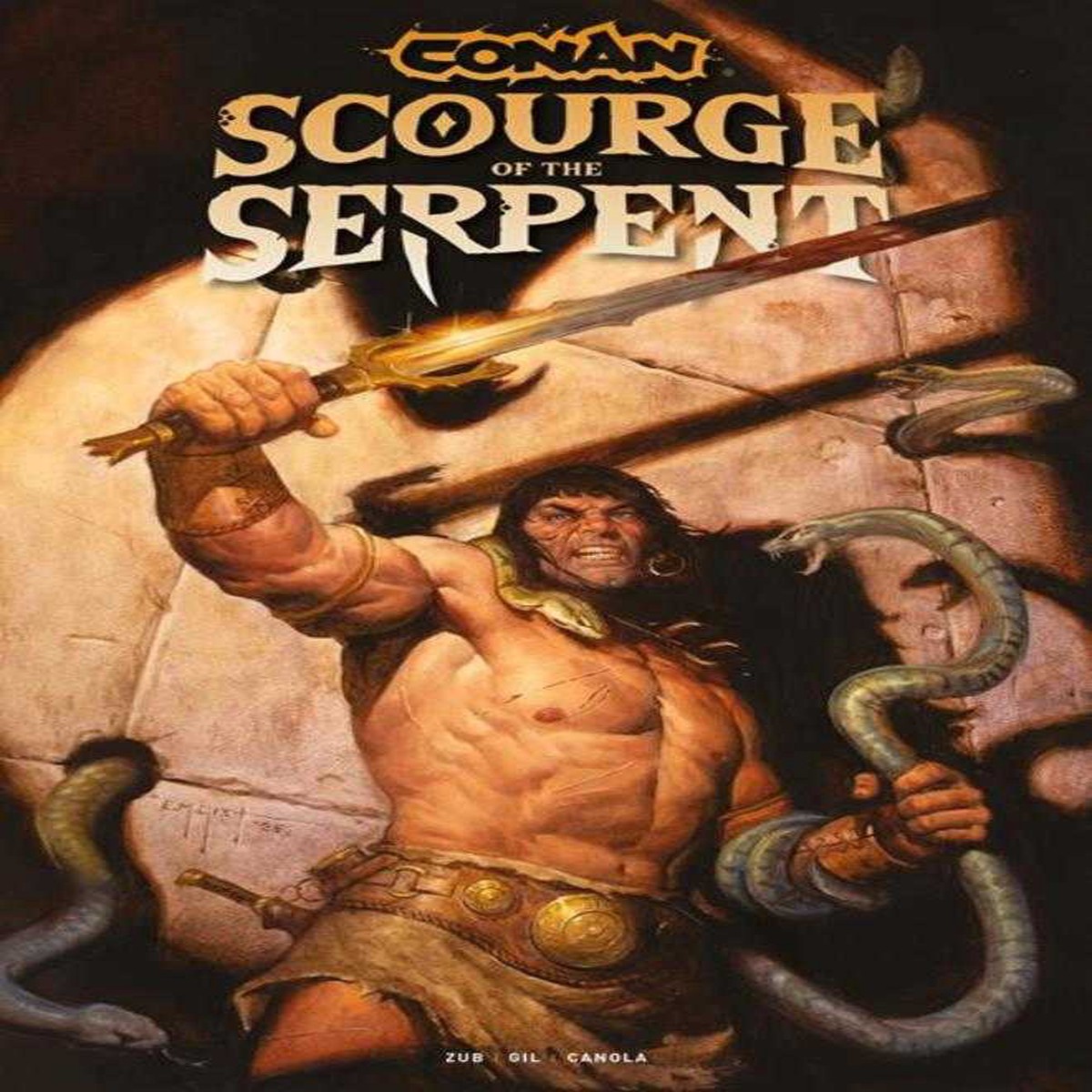 Conan The Barbarian Scourge Of The Serpent #2 (Of 4) Cover A Em Gist (Mature)