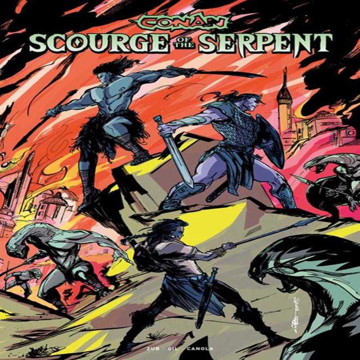 Conan The Barbarian Scourge Of The Serpent #2 (Of 4) Cover E Eryk Dononvan Variant (Mature)