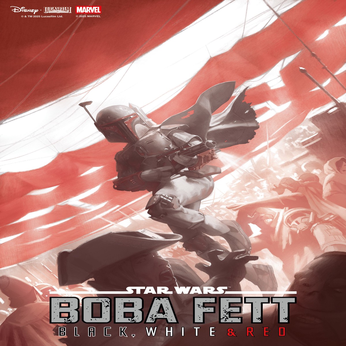 Star Wars: Boba Fett Black, White & Red #2 Miguel Mercado Variant