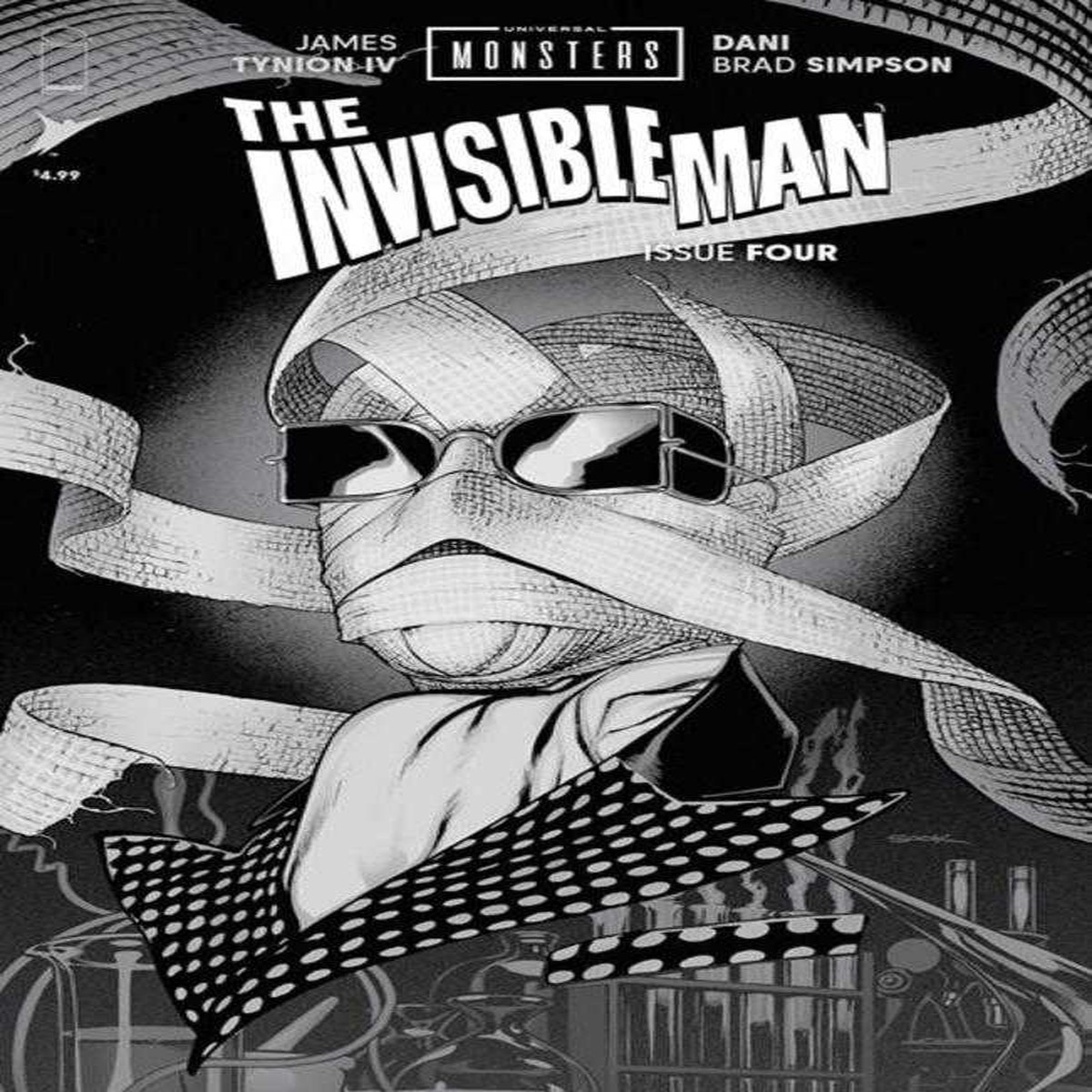 Universal Monsters The Invisible Man #4 (Of 4) Cover D 1:25