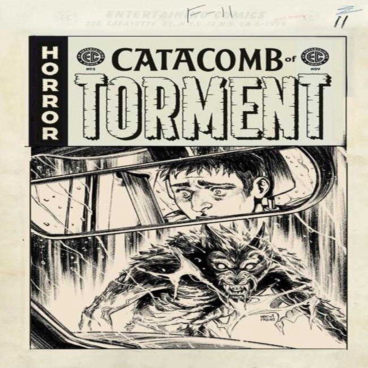 EC Catacomb Of Torment #5 Cover D Black & White 1:20