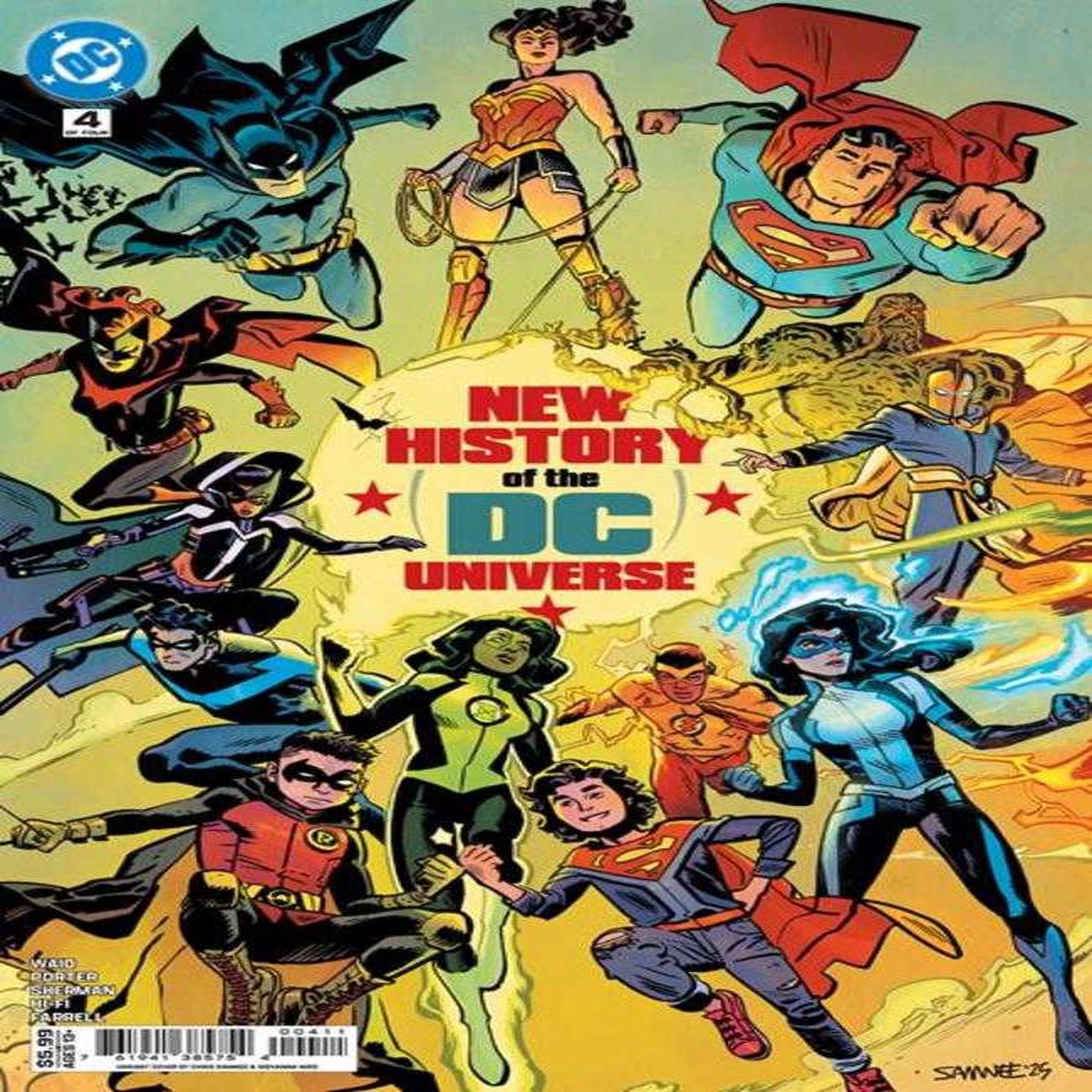 New History Of The DC Universe #4 (Of 4) Cover A Chris Samnee
