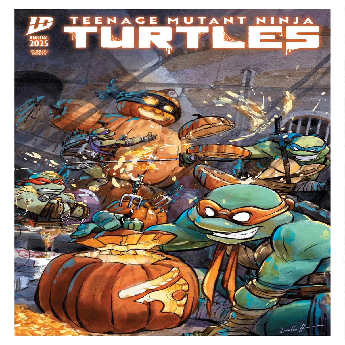 Teenage Mutant Ninja Turtles: Annual 2025 Variant C (Cullum Holiday Variant)