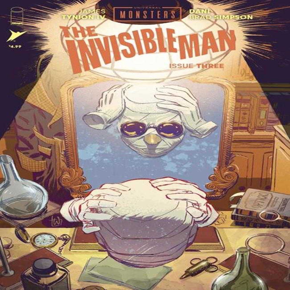 Universal Monsters The Invisible Man #3 (Of 4) Cover B Lee Weeks Variant