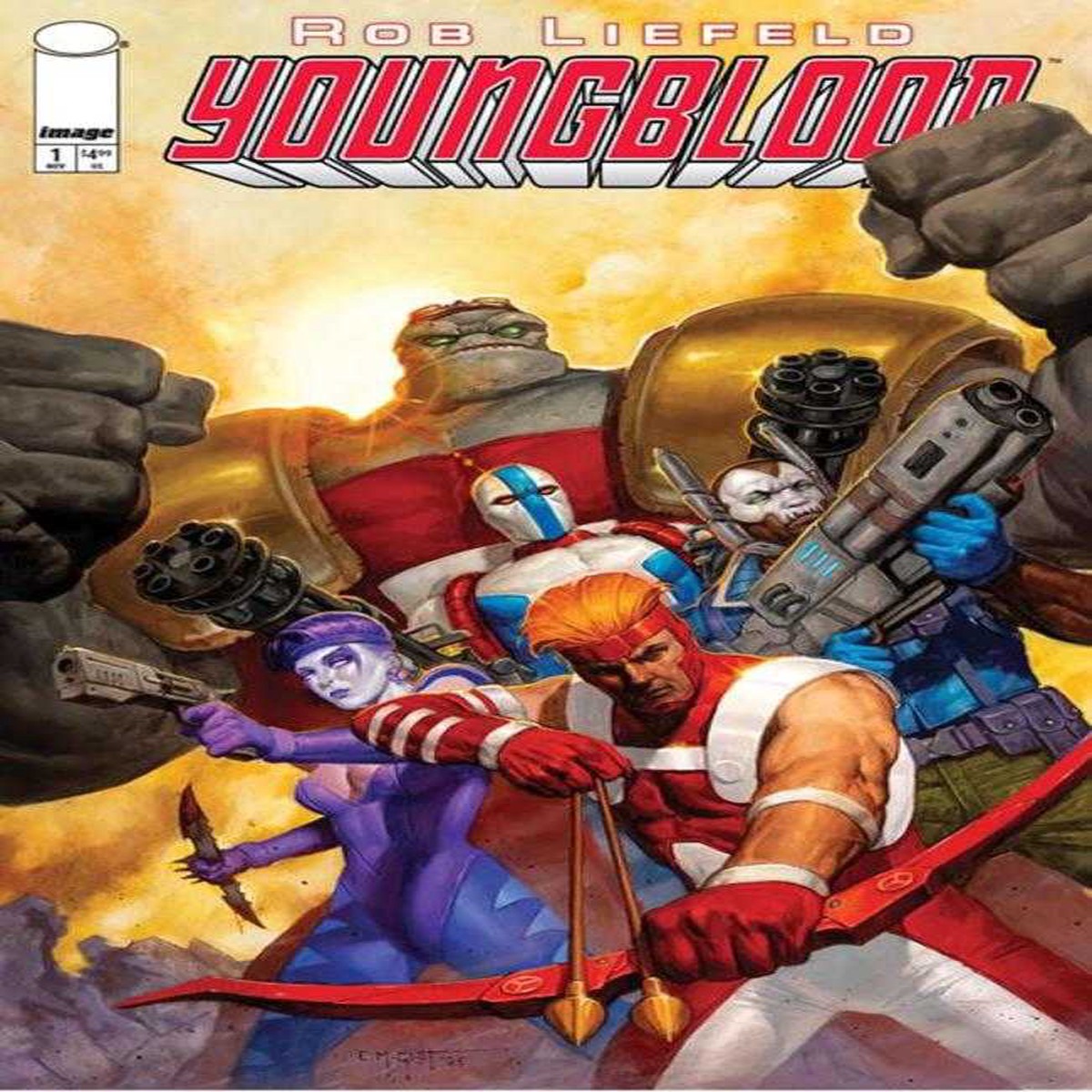 Youngblood #1 (2025) Cover I Em Gist 1:50