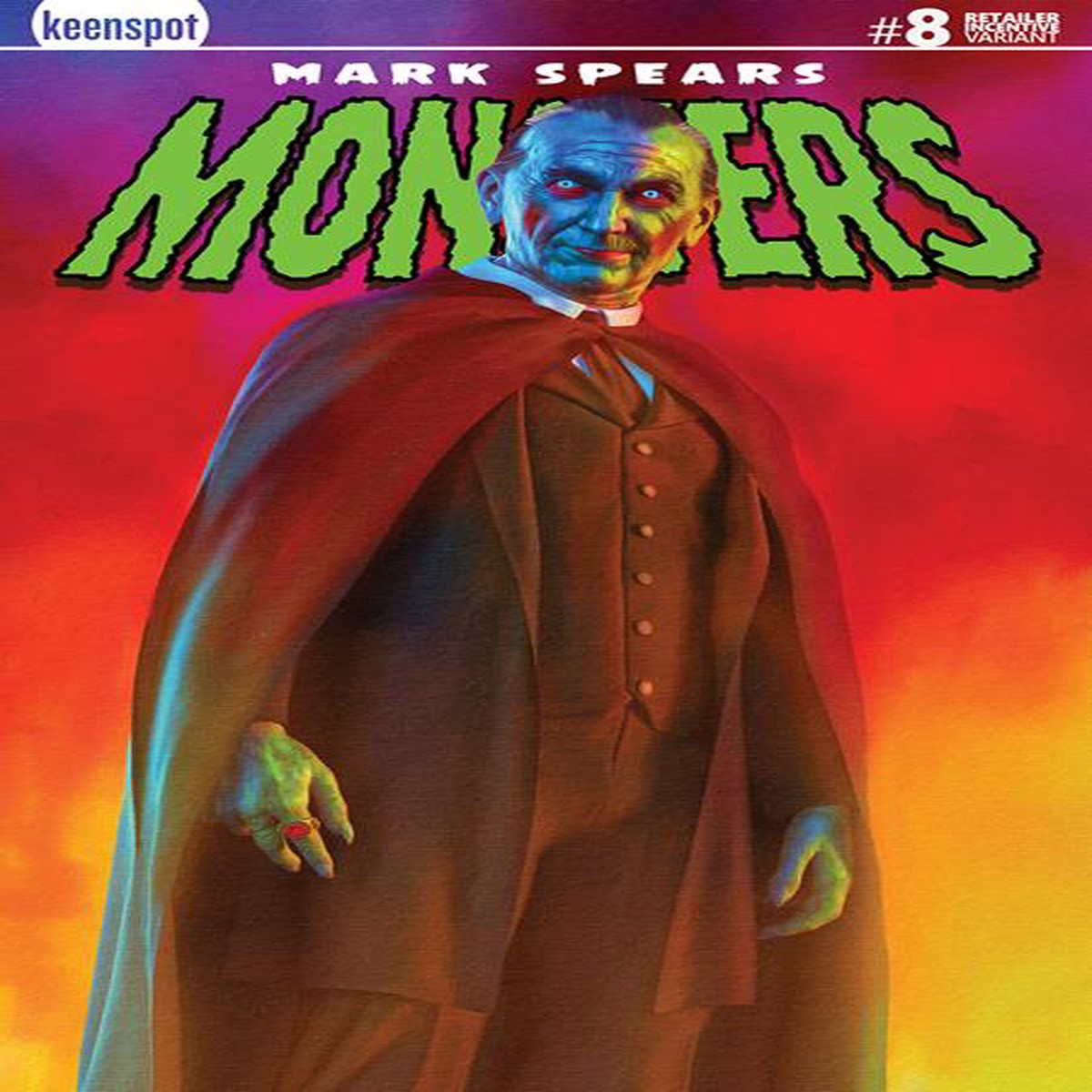 MARK SPEARS MONSTERS #8 CVR B INC 1:250 HOLOFOIL