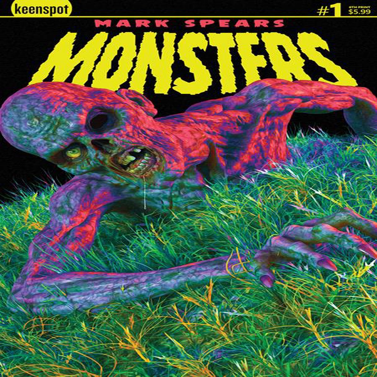 MARK SPEARS MONSTERS #1 6TH Printing Cvr A Zombie