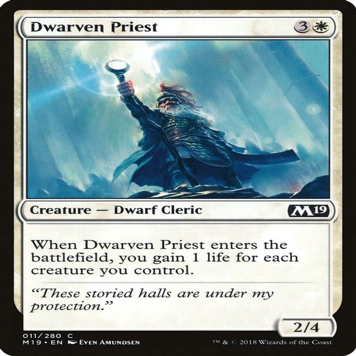 Dwarven Priest | 11 | Core Set 2019
