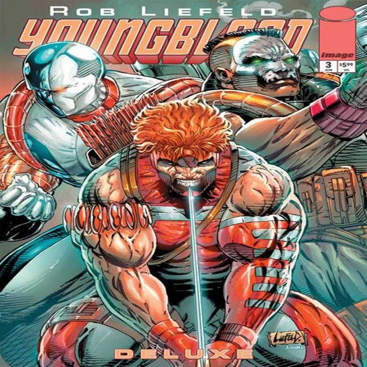 Youngblood Deluxe #3 Cover B Rob Liefeld Foil Variant