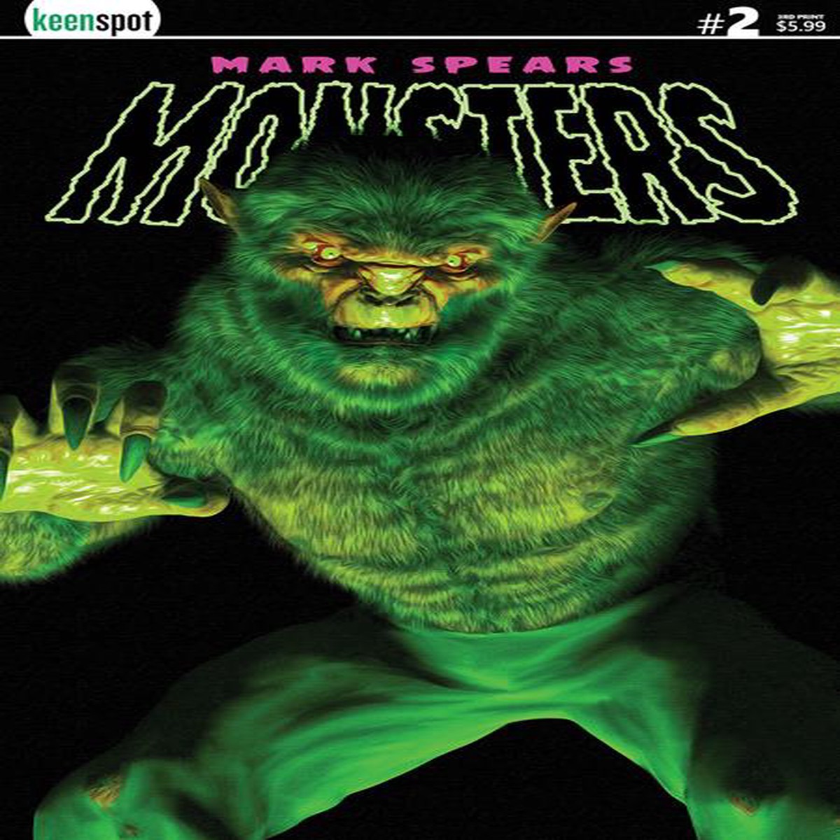 MARK SPEARS MONSTERS #2 3rd Printing Cvr A The Werewolf