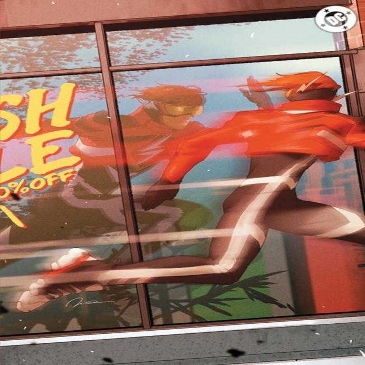 Absolute Flash #1 2nd Print Cover C Gerald Parel Foil Variant