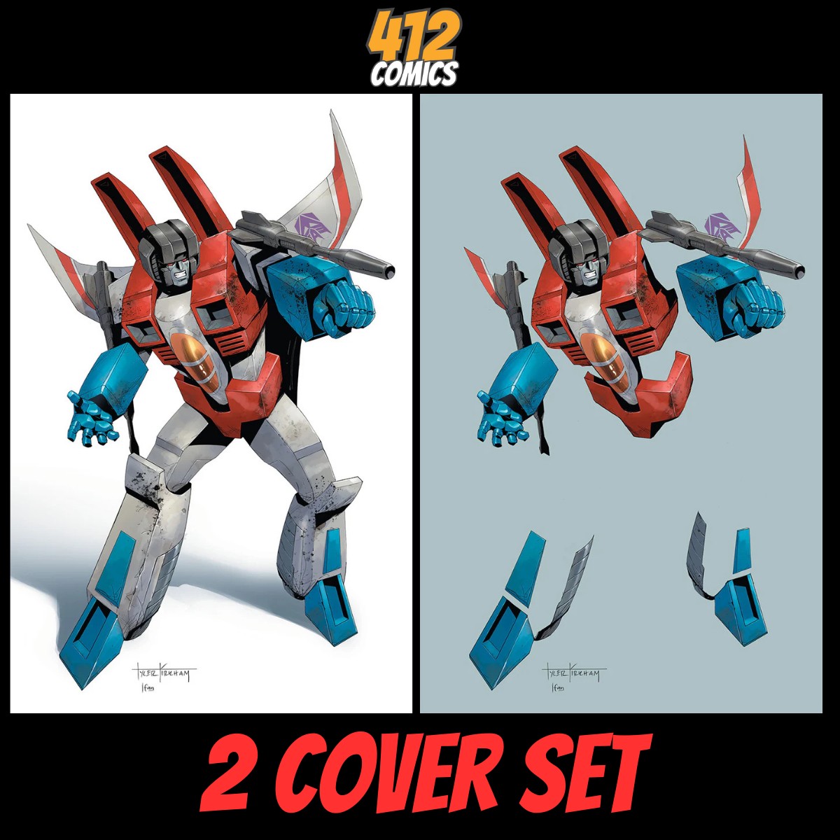 Transformers #18 Tyler Kirkham Virgin Set