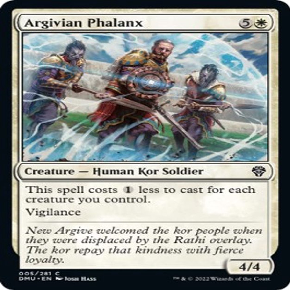 Argivian Phalanx | 5 | Dominaria United