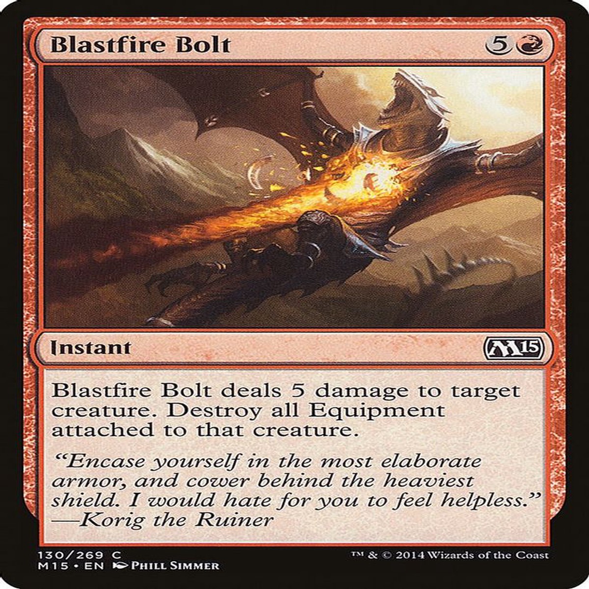 Blastfire Bolt | 130 | Magic 2015 (M15)