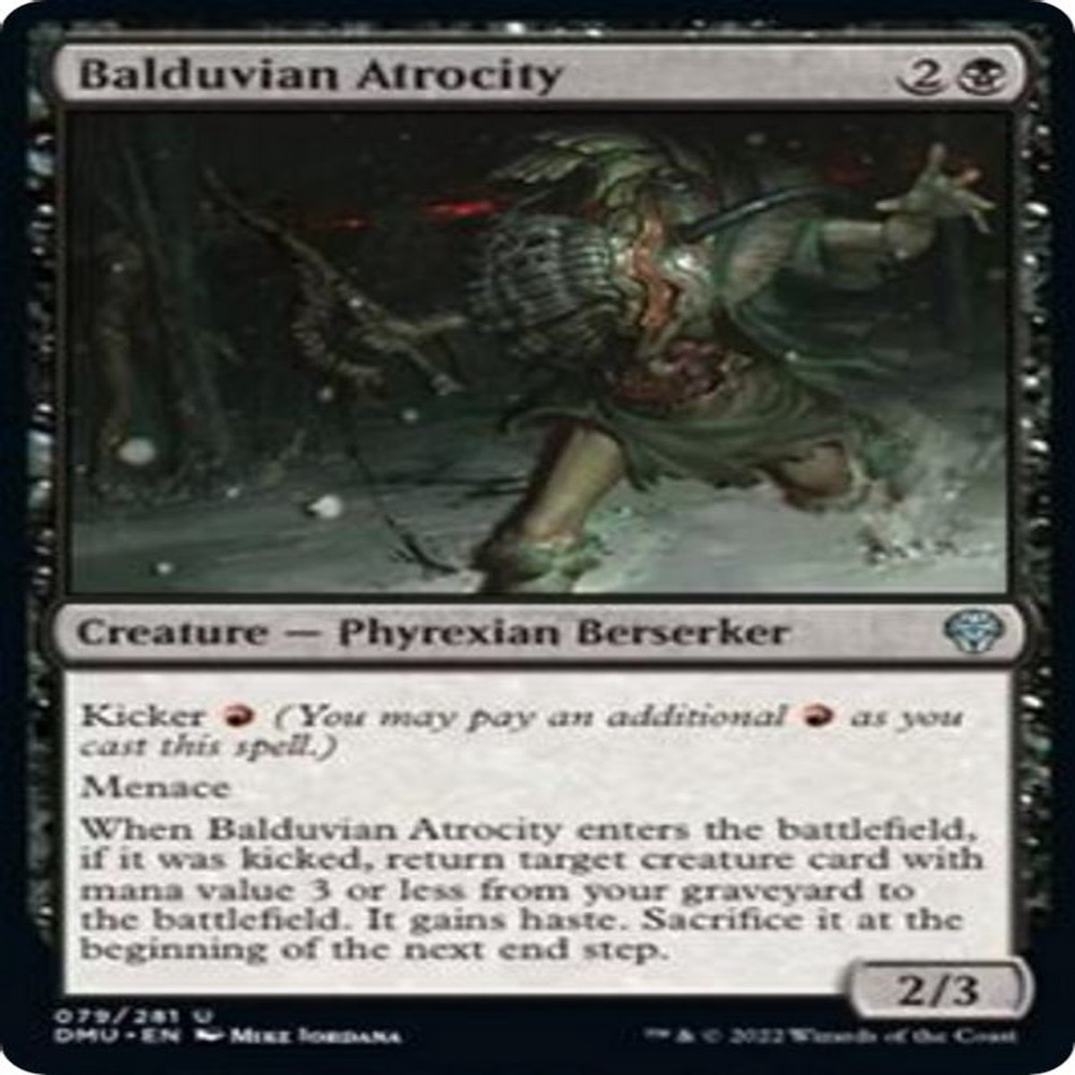 Balduvian Atrocity | 79 | Dominaria United