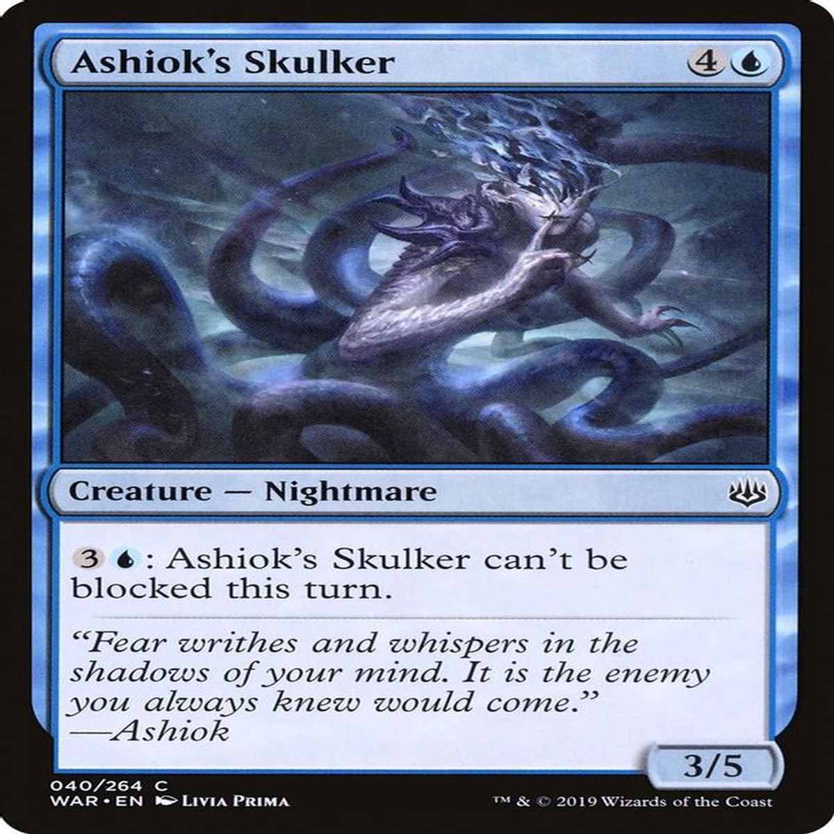 Ashiok's Skulker | 40 | War of the Spark