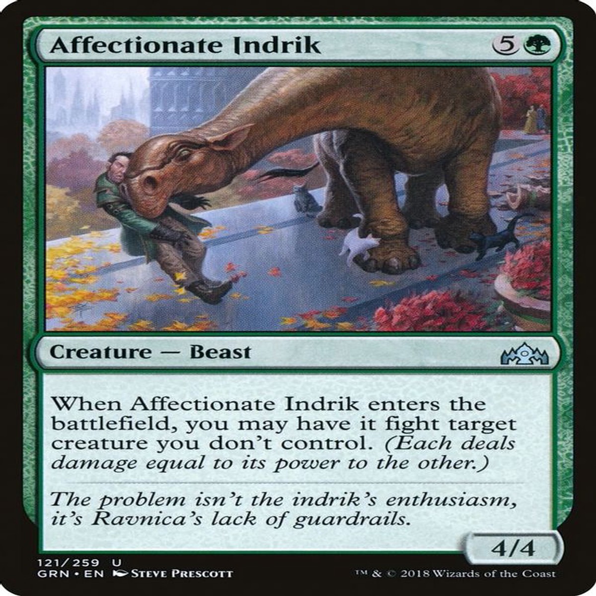 Affectionate Indrik | 121 | Guilds of Ravnica