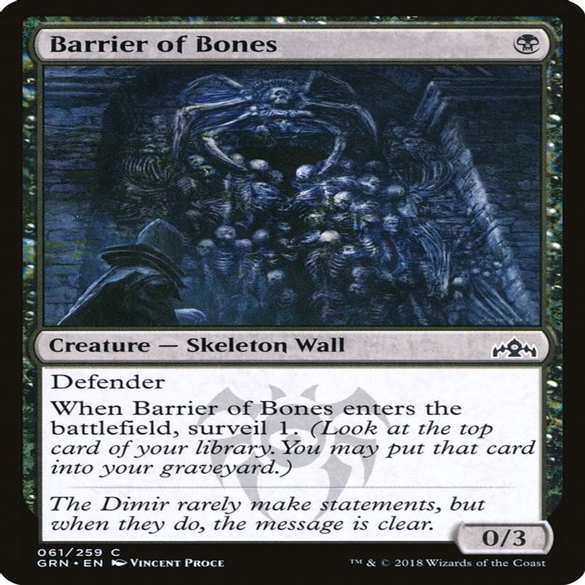 Barrier of Bones | 61 | Guilds of Ravnica