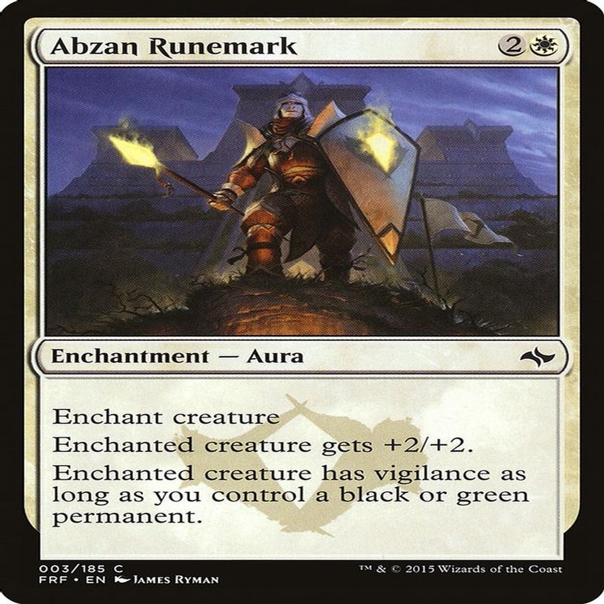 Abzan Runemark | 3 | Fate Reforged