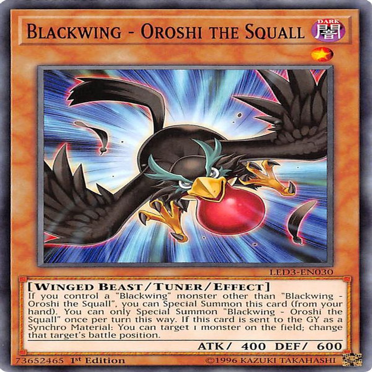 Blackwing - Oroshi the Squall | LED3-EN030