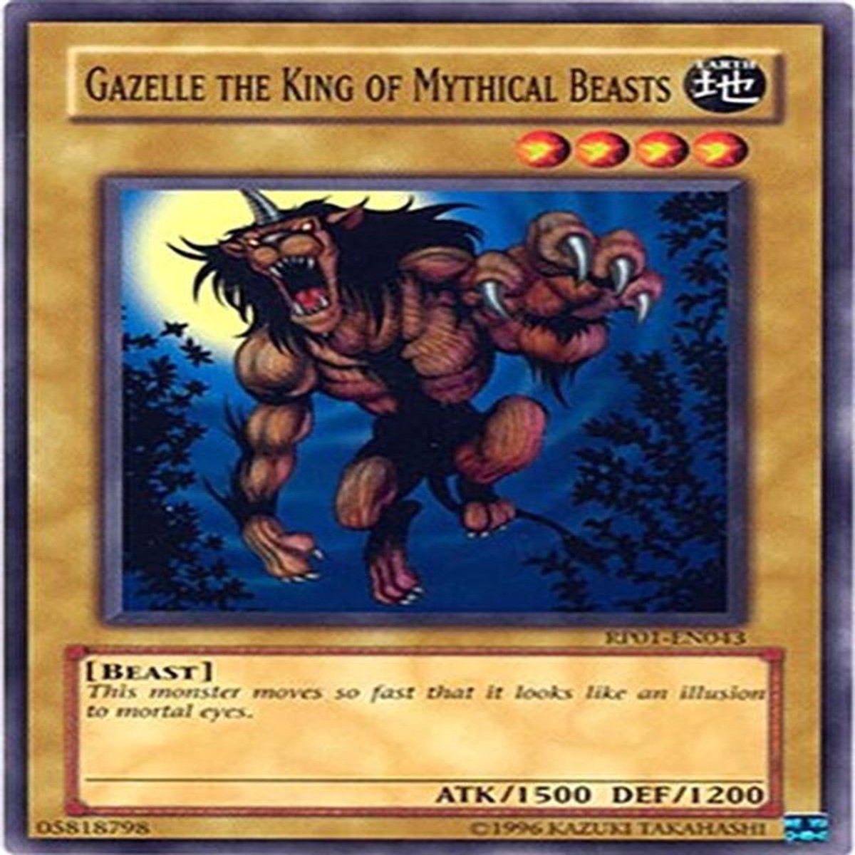 Gazelle the King of Mythical Beasts | RP01-EN043