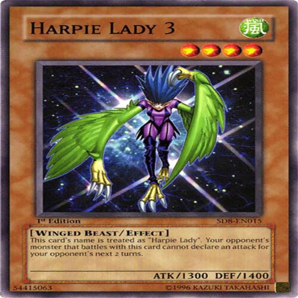 Harpie Lady 3 | SD8-EN015