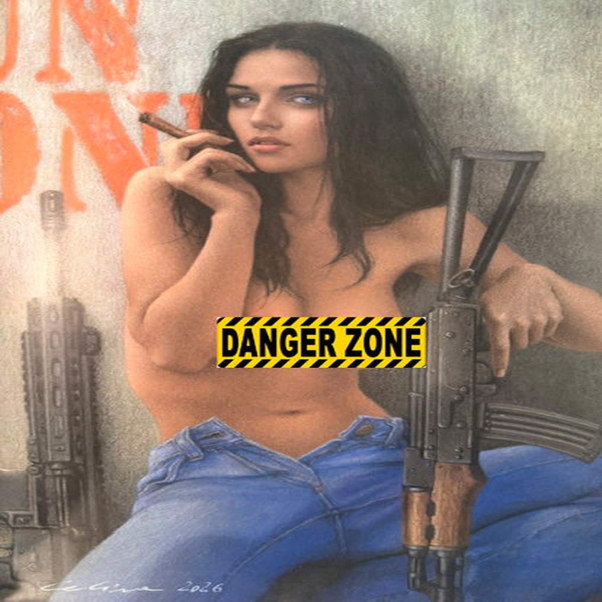 Gun Honey Doubles Down #3 CELINA Fan Expo Dallas Big Dex Exclusive Risqu Virgin Variant (PRE-ORDER)