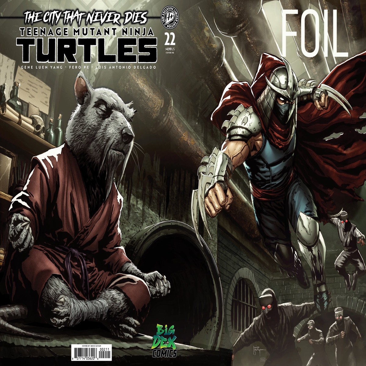 TMNT #22 Splinter vs. Shredder MICO SUAYAN NYCC Big Dex Exclusive Variants LTD 500 (PRE-ORDER)