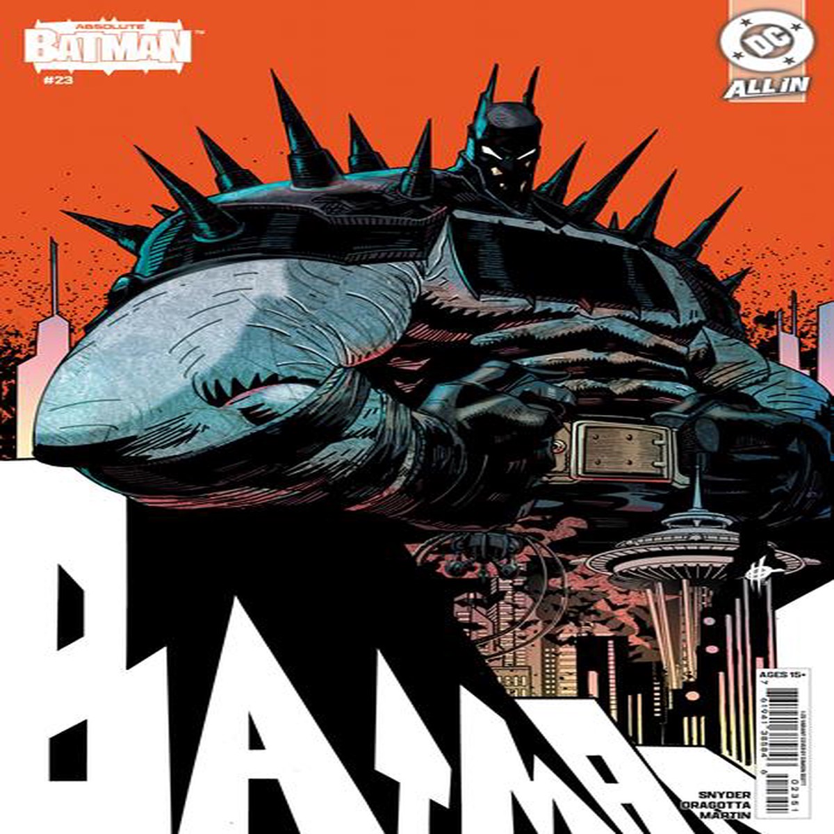 Absolute Batman #23 Cover F 1 in 25 Damion Scott