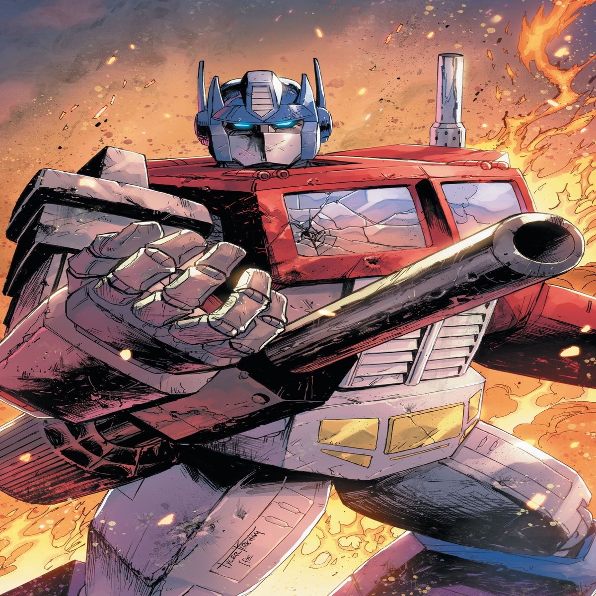 TRANSFORMERS #8 VIRGIN EXCLUSIVE TYLER KIRKHAM