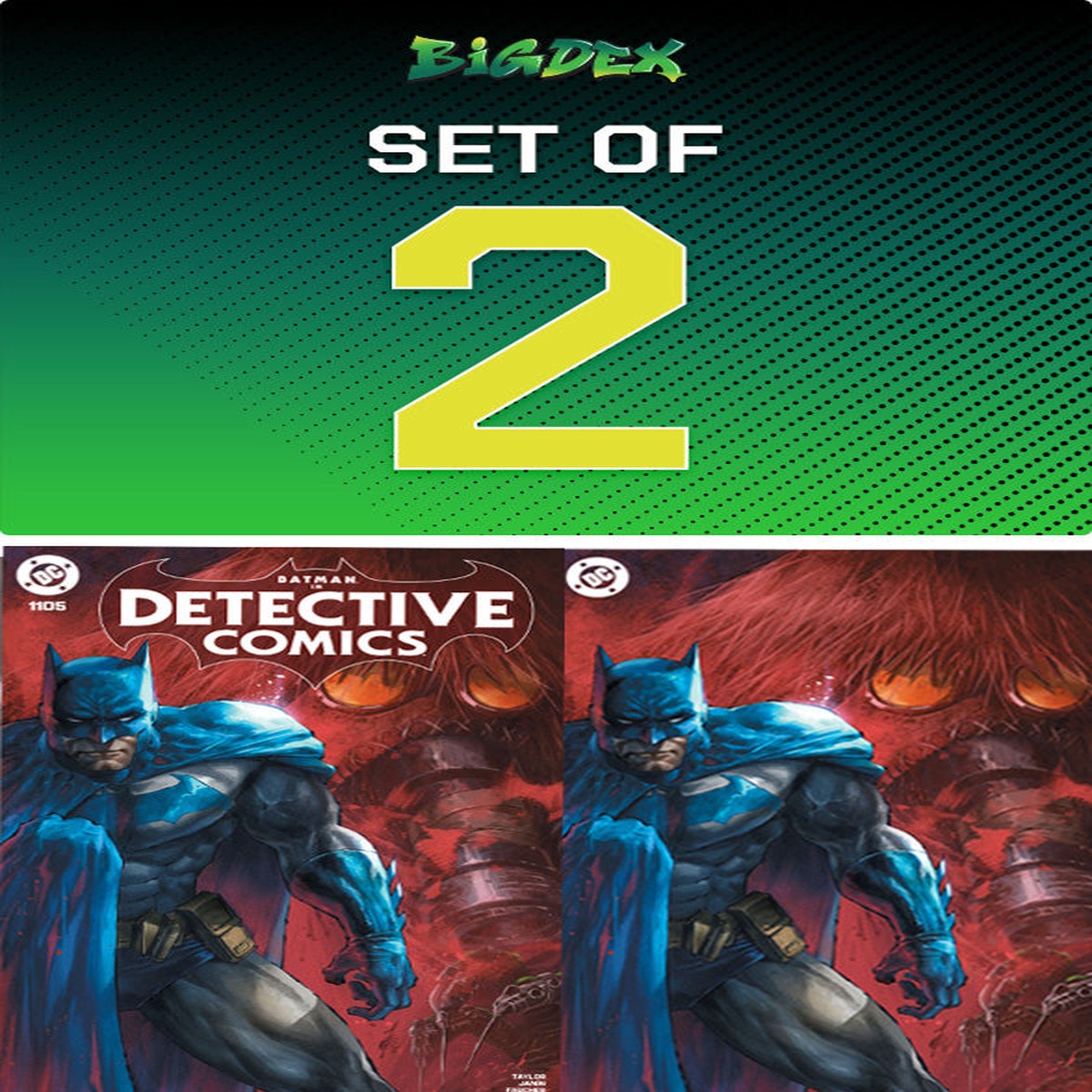 Batman Detective Comics #1105 ALAN QUAH Exclusive Trade/Virgin Set