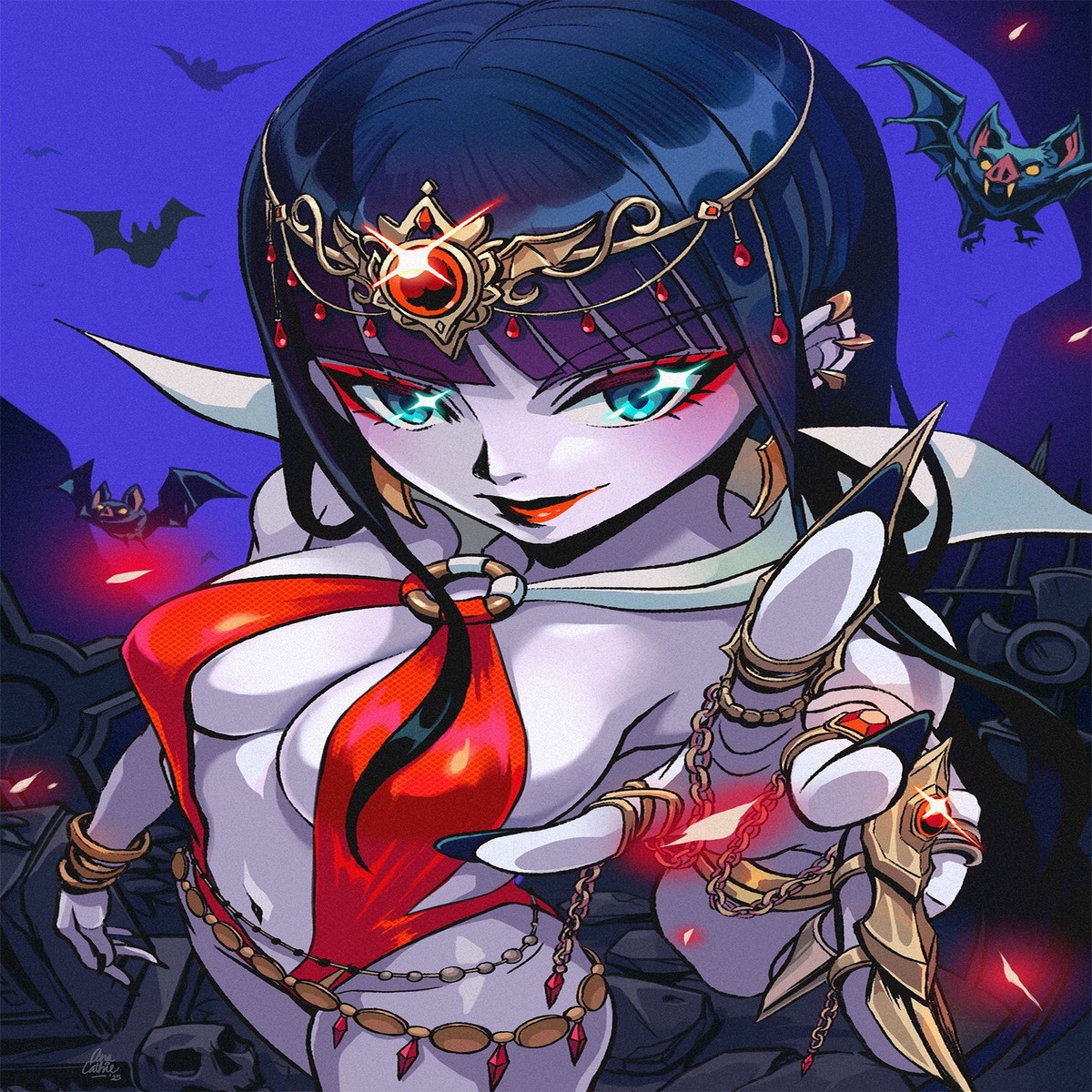Vampirella #10 ANACATHIE Exclusive Purple Virgin Variant