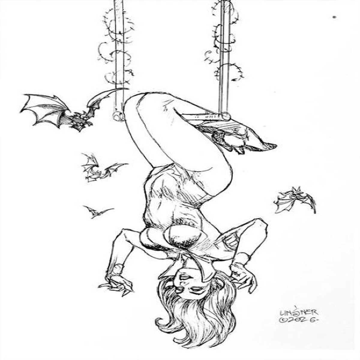 VAMPIRELLA #7 CVR O LINSNER LINE ART VIRGIN 1:10 (10/21/26)