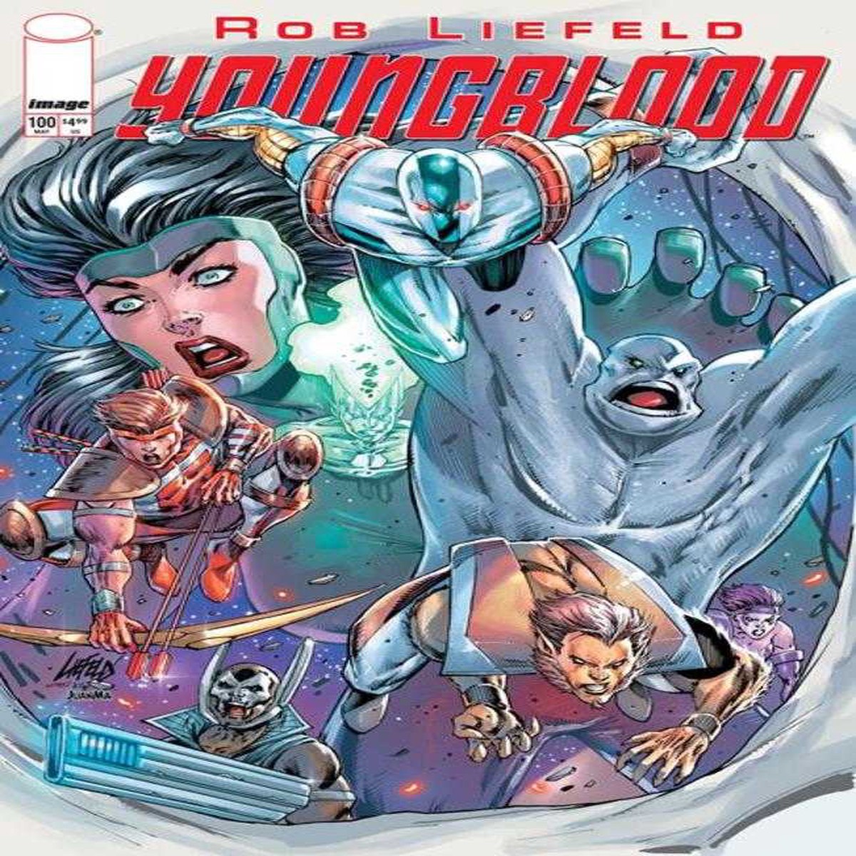 Youngblood #100 Cover B Rob Liefeld Variant