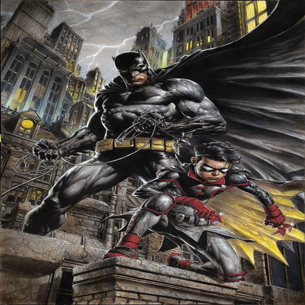 BATMAN AND ROBIN #3 CVR B DAVID FINCH CARD STOCK VAR