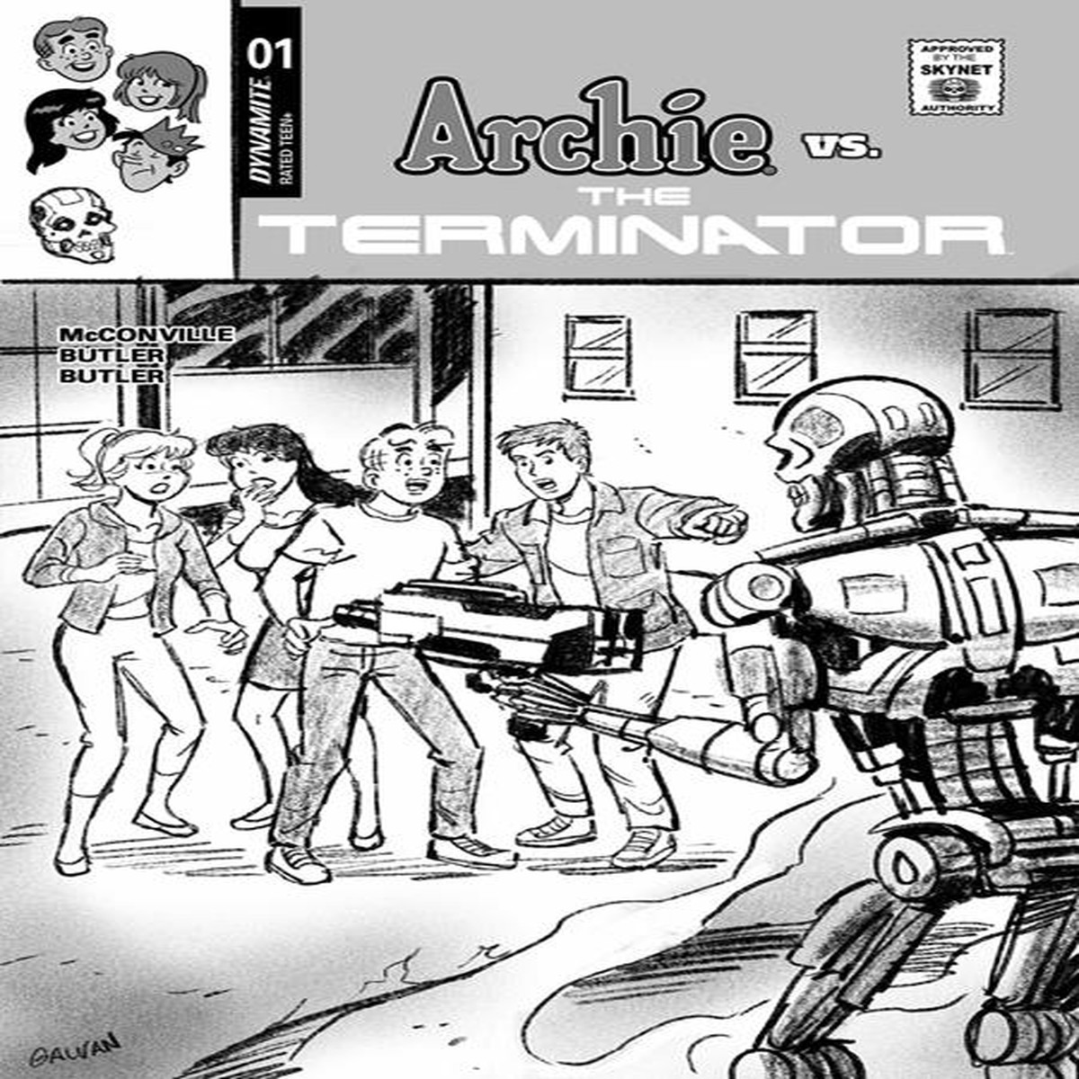 ARCHIE VS THE TERMINATOR #1 CVR L 1:10 BILL GALVAN PENCILS (10/14/26)